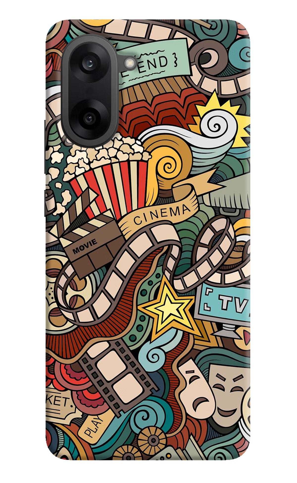 Cinema Abstract OnePlus Nord CE5 Hard Case Back Cover by Casekaro