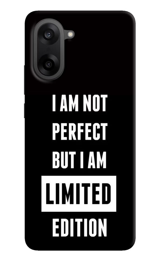 I Am Not Perfect But I Am Limited Edition OnePlus Nord CE5 Hard Case Back Cover by Casekaro