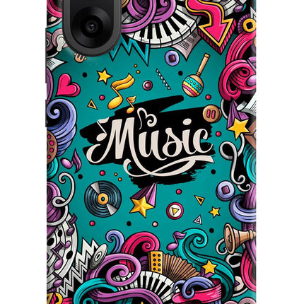 Music Graffiti OnePlus Nord CE5 Hard Case Back Cover by Casekaro