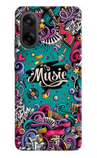 Music Graffiti OnePlus Nord CE5 Hard Case Back Cover by Casekaro
