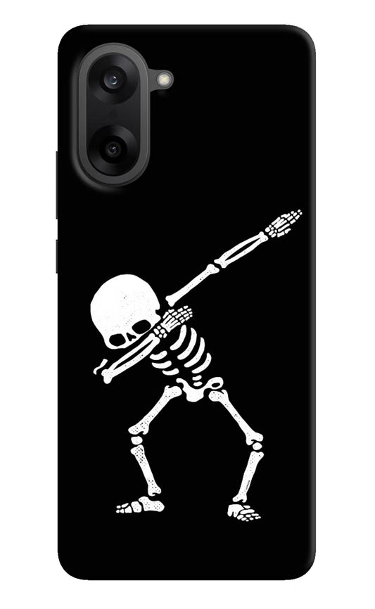 Dabbing Skeleton Art OnePlus Nord CE5 Hard Case Back Cover by Casekaro