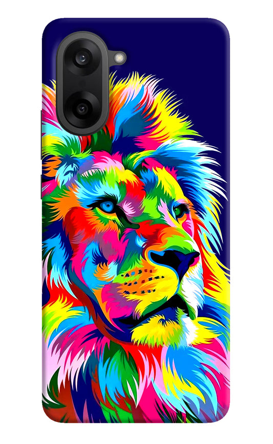 Vector Art Lion OnePlus Nord CE5 Hard Case Back Cover by Casekaro