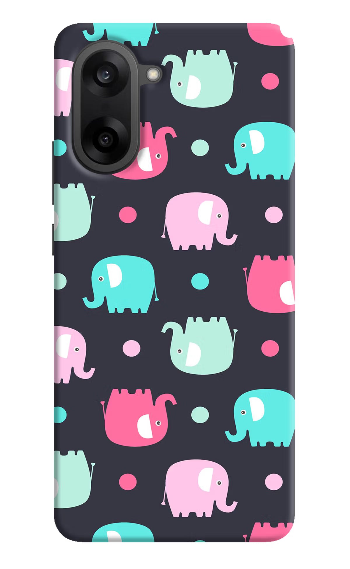 Elephants OnePlus Nord CE5 Hard Case Back Cover by Casekaro