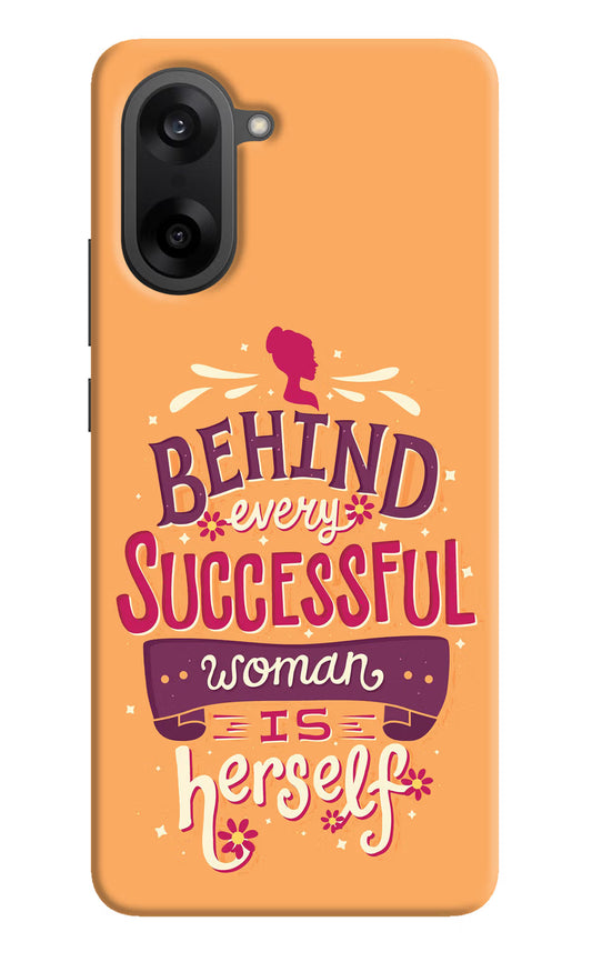 Behind Every Successful Woman There Is Herself OnePlus Nord CE5 Hard Case Back Cover by Casekaro