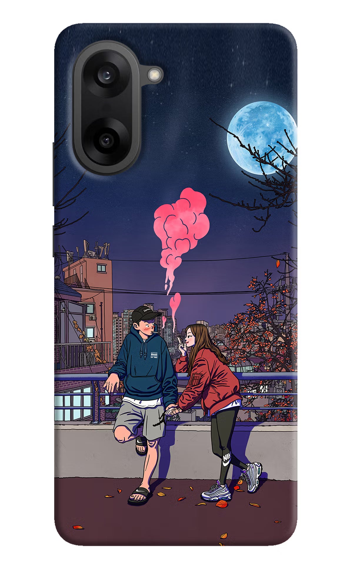 Chilling Couple OnePlus Nord CE5 Hard Case Back Cover by Casekaro