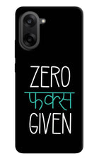 Zero Fucks Given OnePlus Nord CE5 Hard Case Back Cover by Casekaro