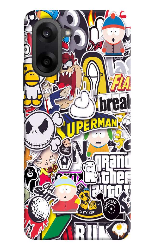 Sticker Bomb OnePlus Nord CE5 Hard Case Back Cover by Casekaro