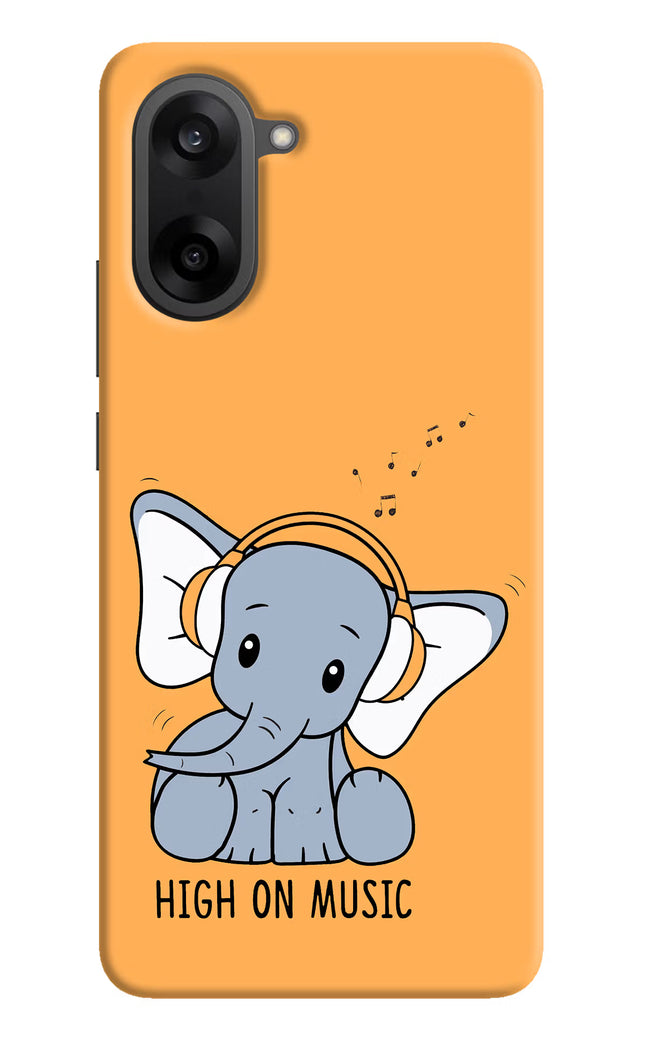 High On Music OnePlus Nord CE5 Hard Case Back Cover by Casekaro