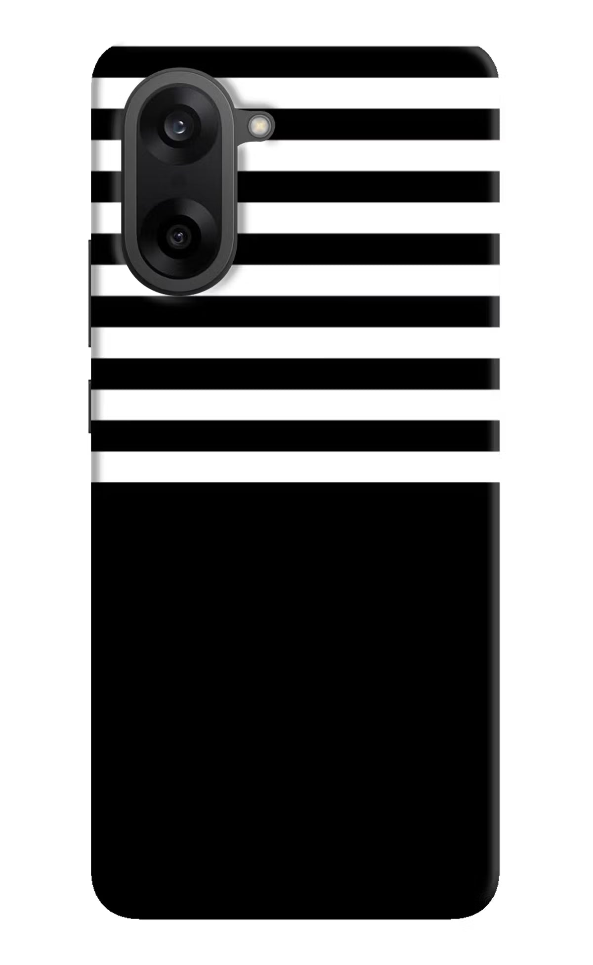 Black and White Print OnePlus Nord CE5 Hard Case Back Cover by Casekaro