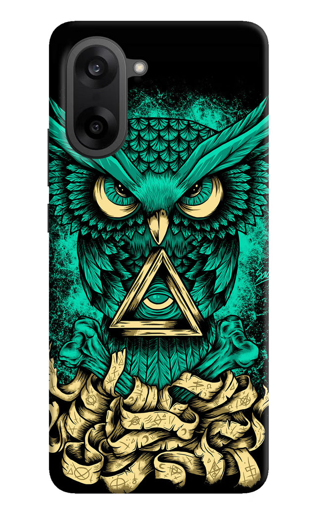 Green Owl OnePlus Nord CE5 Hard Case Back Cover by Casekaro