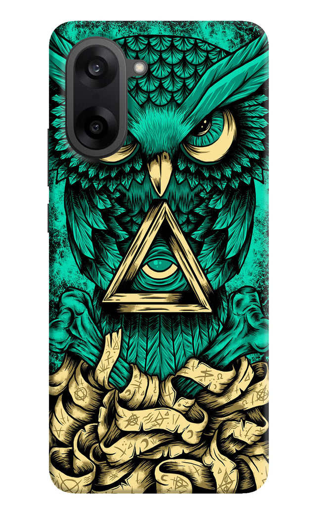 Green Owl OnePlus Nord CE5 Hard Case Back Cover by Casekaro