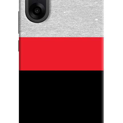 Tri Color Pattern OnePlus Nord CE5 Hard Case Back Cover by Casekaro