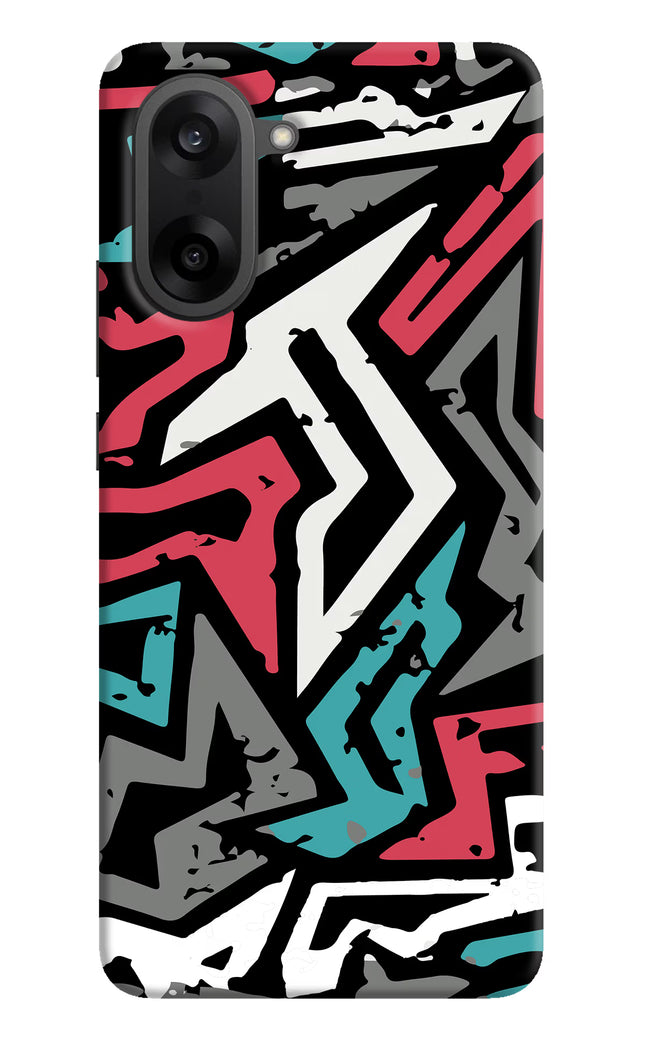 Geometric Graffiti OnePlus Nord CE5 Hard Case Back Cover by Casekaro