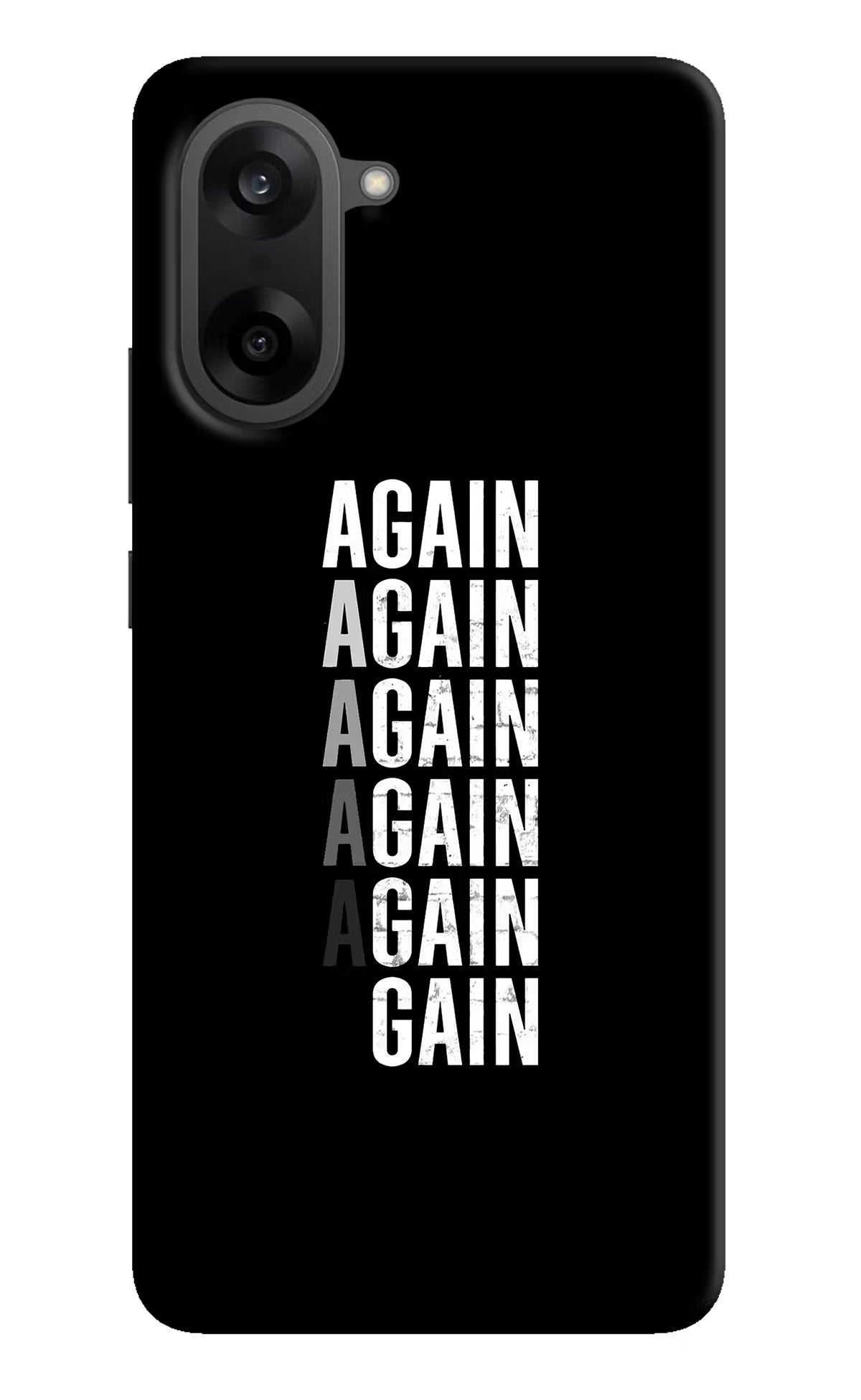 Again Again Gain OnePlus Nord CE5 Hard Case Back Cover by Casekaro