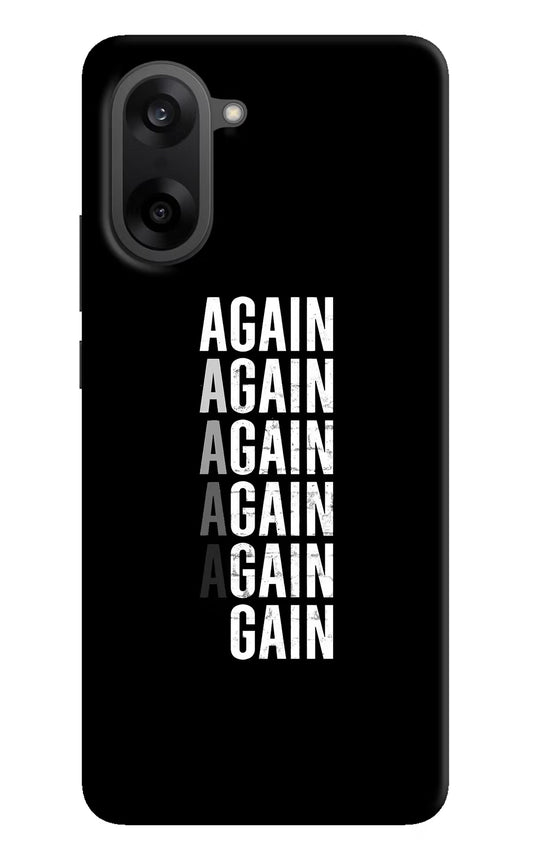 Again Again Gain OnePlus Nord CE5 Hard Case Back Cover by Casekaro