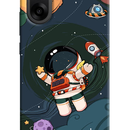 Cartoon Astronaut OnePlus Nord CE5 Hard Case Back Cover by Casekaro