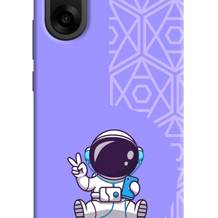 Cute Astronaut Chilling OnePlus Nord CE5 Hard Case Back Cover by Casekaro