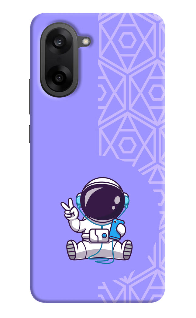 Cute Astronaut Chilling OnePlus Nord CE5 Hard Case Back Cover by Casekaro