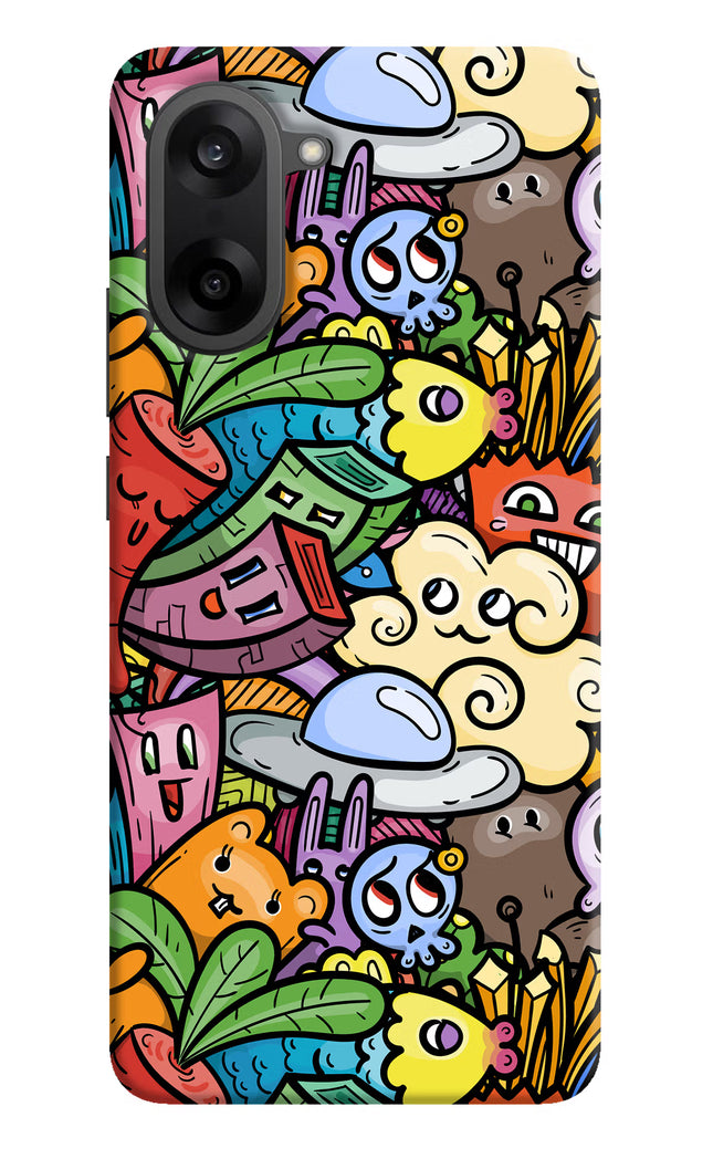 Veggie Doodle OnePlus Nord CE5 Hard Case Back Cover by Casekaro