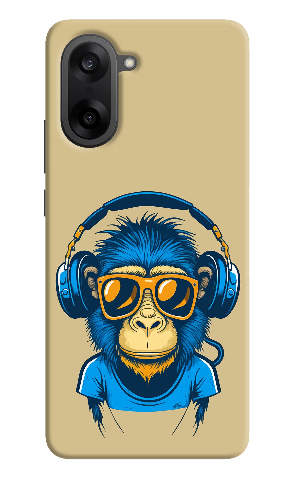 Monkey Headphone OnePlus Nord CE5 Hard Case Back Cover by Casekaro