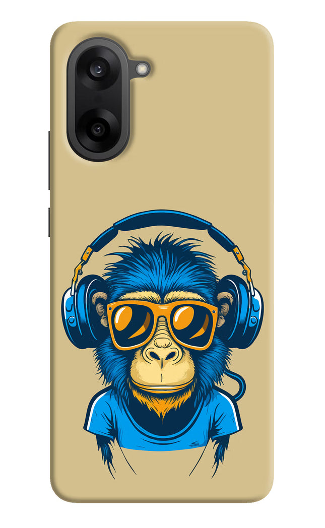 Monkey Headphone OnePlus Nord CE5 Hard Case Back Cover by Casekaro