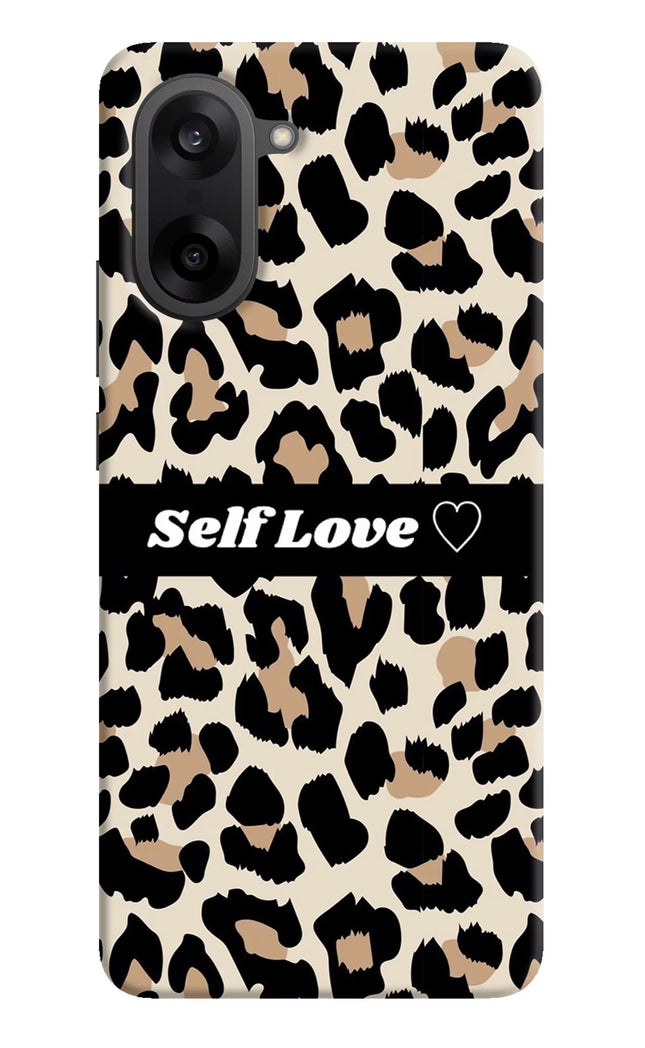 Leopard Print Self Love OnePlus Nord CE5 Hard Case Back Cover by Casekaro