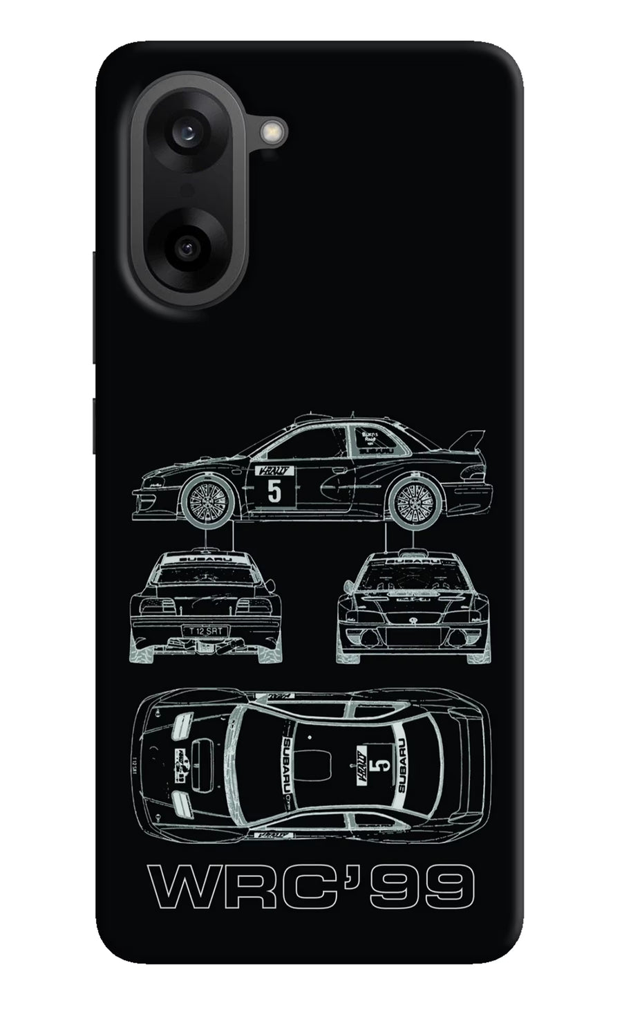 WRC'99 OnePlus Nord CE5 Back Cover, Hard case