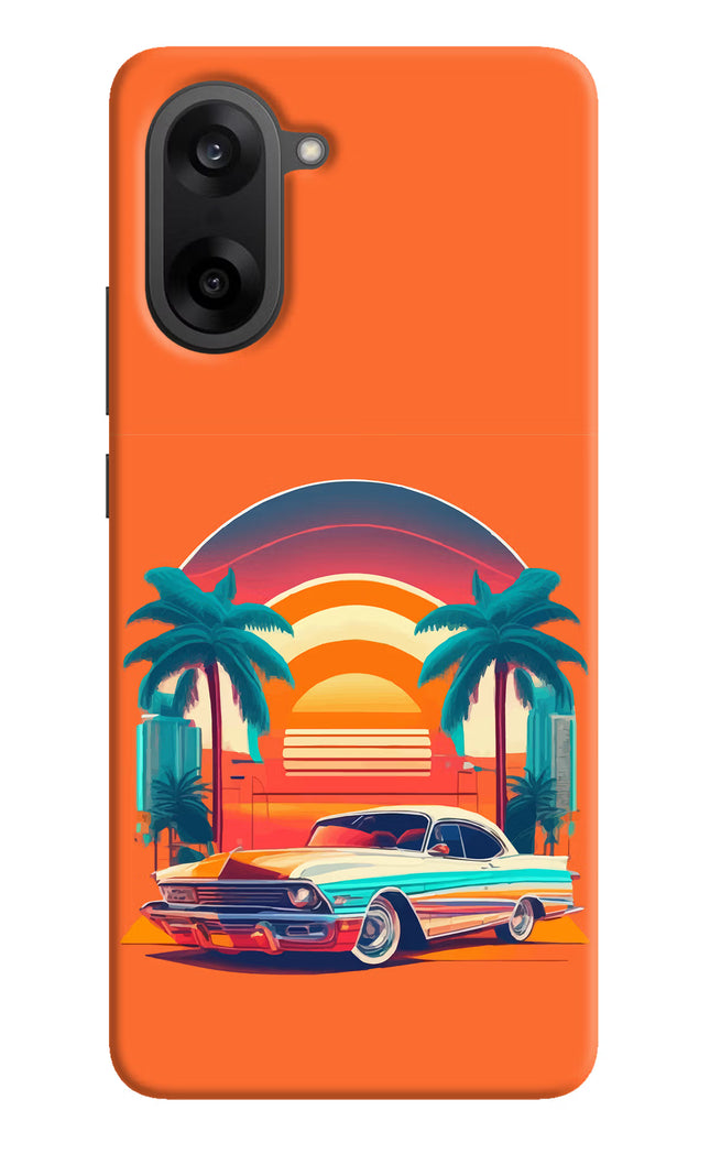 Palm Drive 80s OnePlus Nord CE5 Hard Case Back Cover by Casekaro