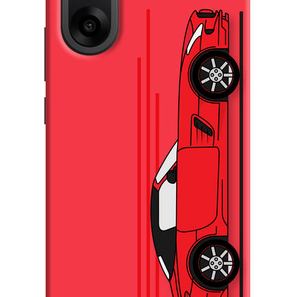 Red Velocity OnePlus Nord CE5 Hard Case Back Cover by Casekaro
