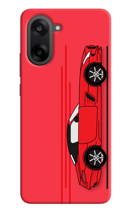 Red Velocity OnePlus Nord CE5 Hard Case Back Cover by Casekaro