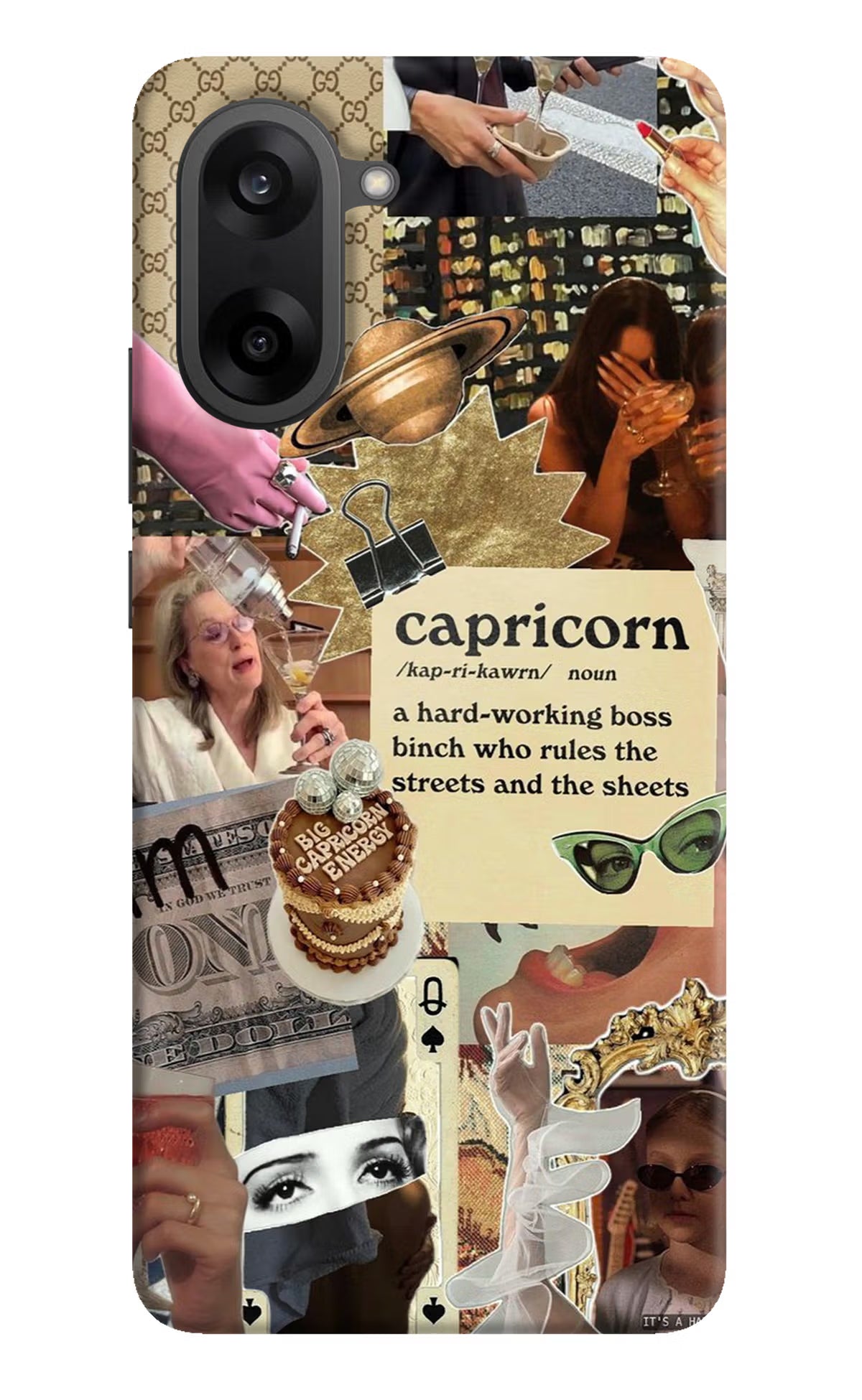 Capricorn Zodiac OnePlus Nord CE5 Hard Case Back Cover by Casekaro