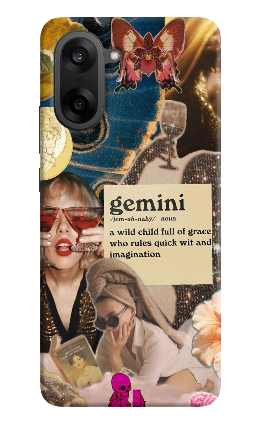 Gemini Zodiac OnePlus Nord CE5 Back Cover, Hard case