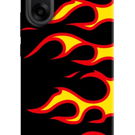 Side Sweep Flames OnePlus Nord CE5 Hard Case Back Cover by Casekaro