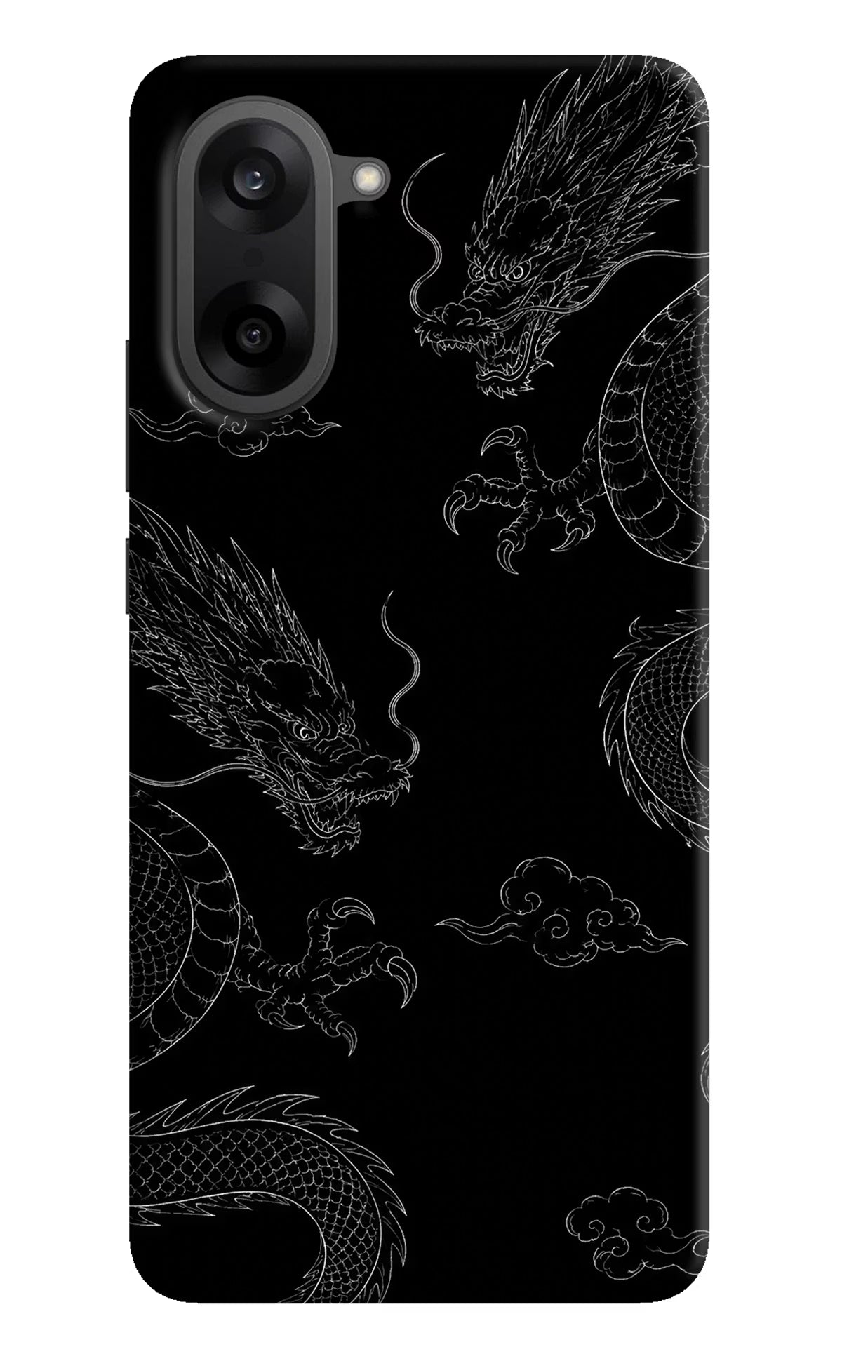 Twin Dragons OnePlus Nord CE5 Hard Case Back Cover by Casekaro