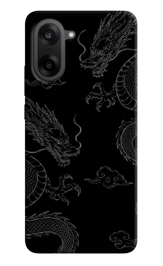 Twin Dragons OnePlus Nord CE5 Hard Case Back Cover by Casekaro