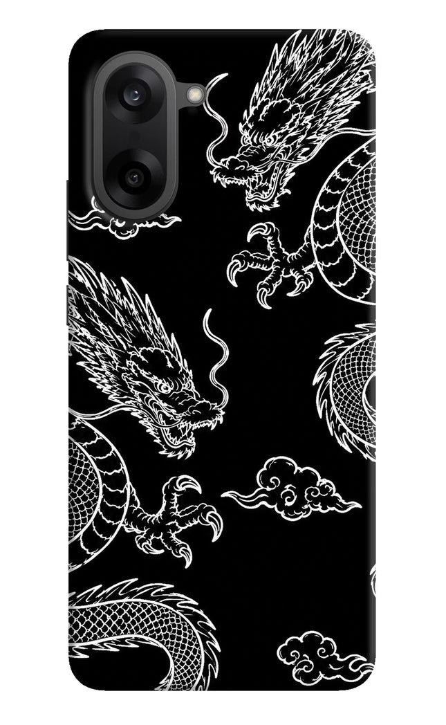 Twin Dragons OnePlus Nord CE5 Hard Case Back Cover by Casekaro