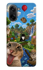 Minecraft Cat Chaos OnePlus Nord CE5 Hard Case Back Cover by Casekaro