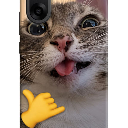 Silly Cat Call OnePlus Nord CE5 Hard Case Back Cover by Casekaro