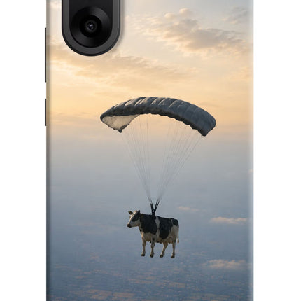 Skydiving Cow OnePlus Nord CE5 Hard Case Back Cover by Casekaro