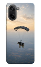 Skydiving Cow OnePlus Nord CE5 Hard Case Back Cover by Casekaro