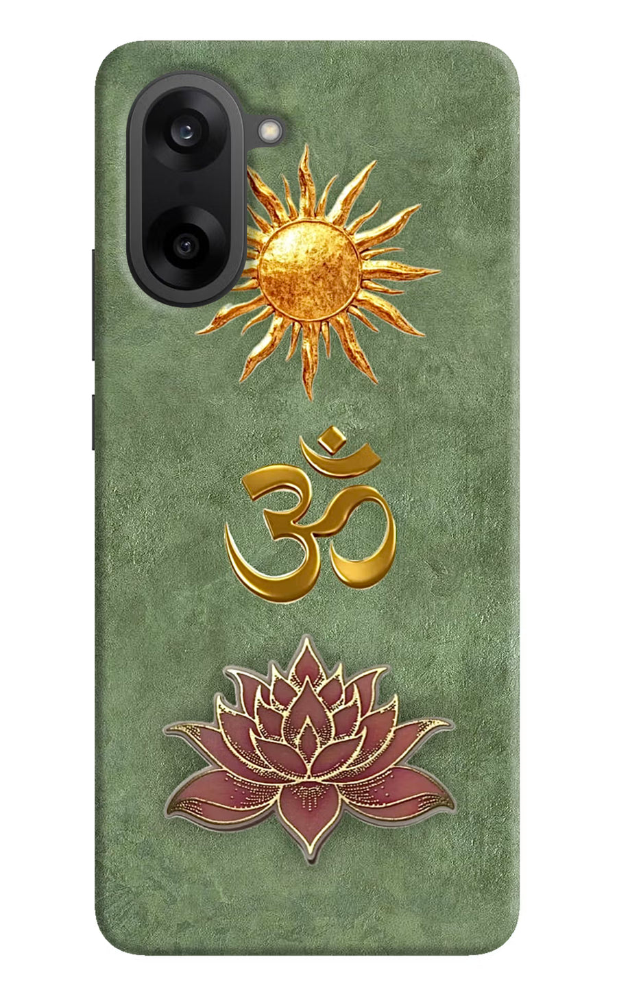 Om & Lotus OnePlus Nord CE5 Back Cover, Hard case