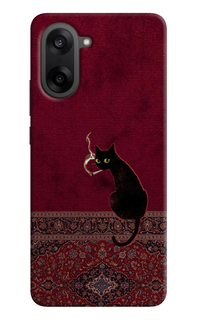 Midnight Cat OnePlus Nord CE5 Hard Case Back Cover by Casekaro