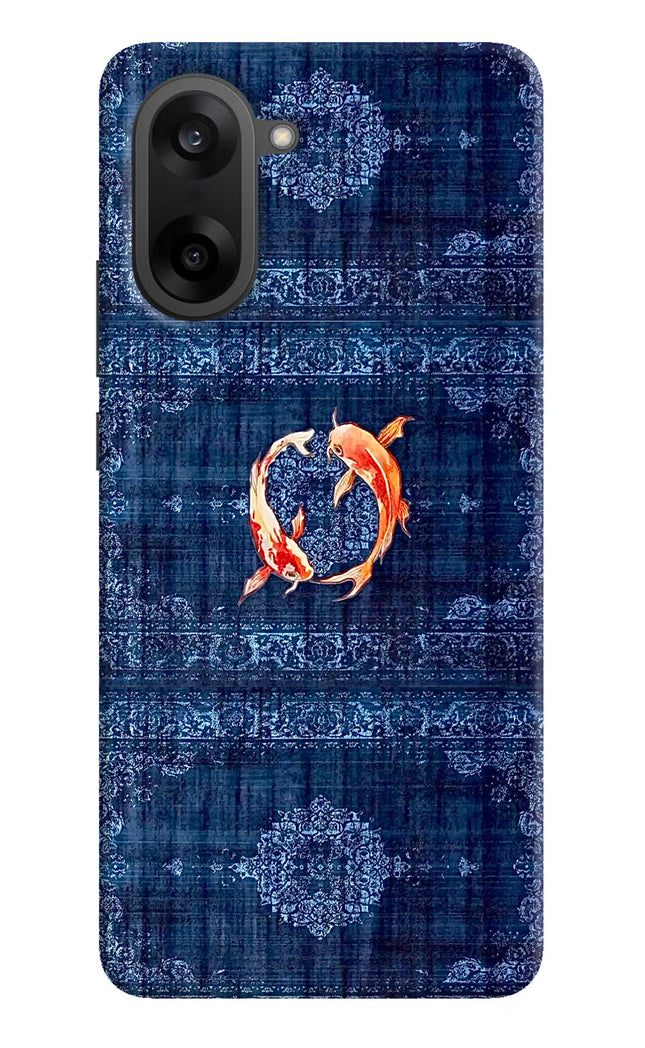 Koi Blue OnePlus Nord CE5 Hard Case Back Cover by Casekaro