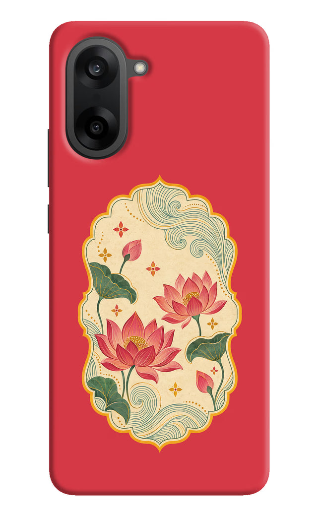 Pink Lotus OnePlus Nord CE5 Hard Case Back Cover by Casekaro