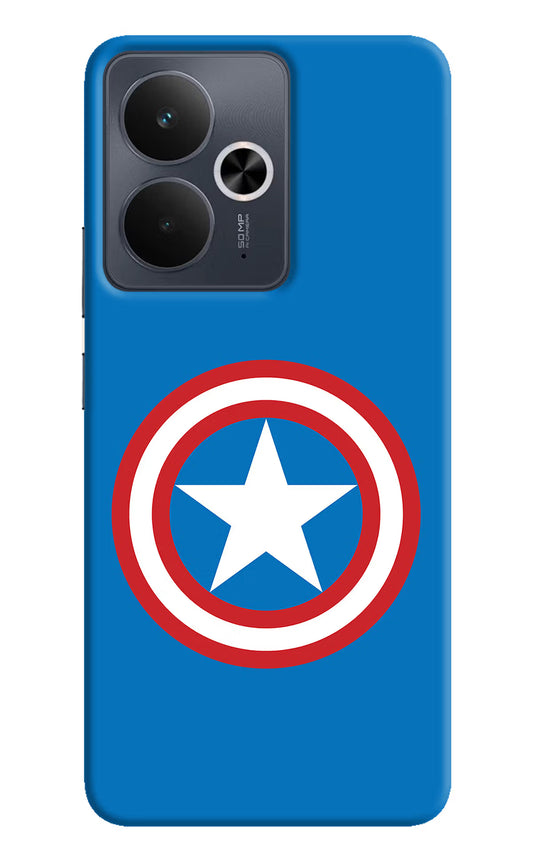 Captain America Logo Realme 14T 5G Hard Case Back Cover by Casekaro