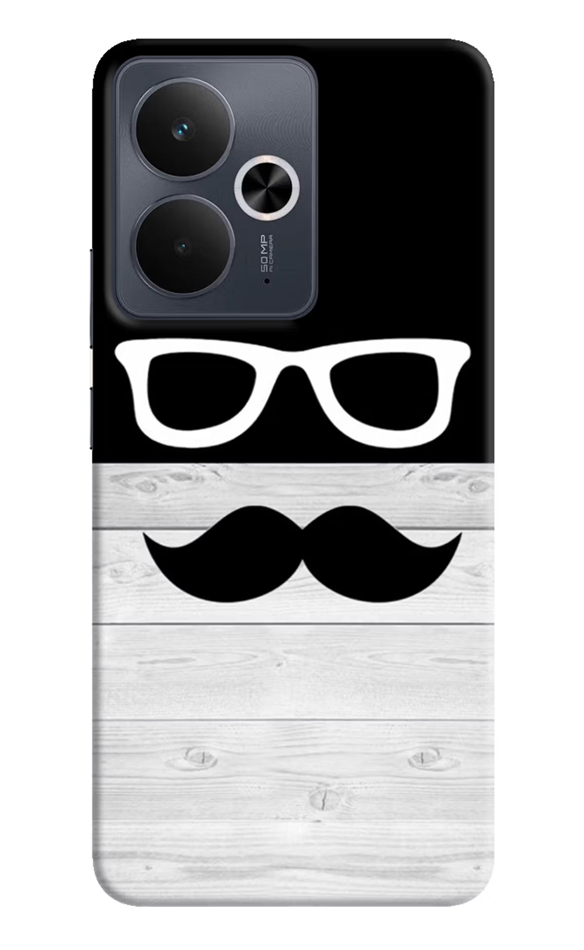 Mustache Realme 14T 5G Hard Case Back Cover by Casekaro