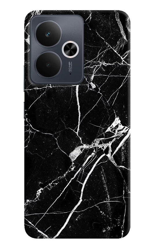 Black Marble Pattern Realme 14T 5G Hard Case Back Cover by Casekaro