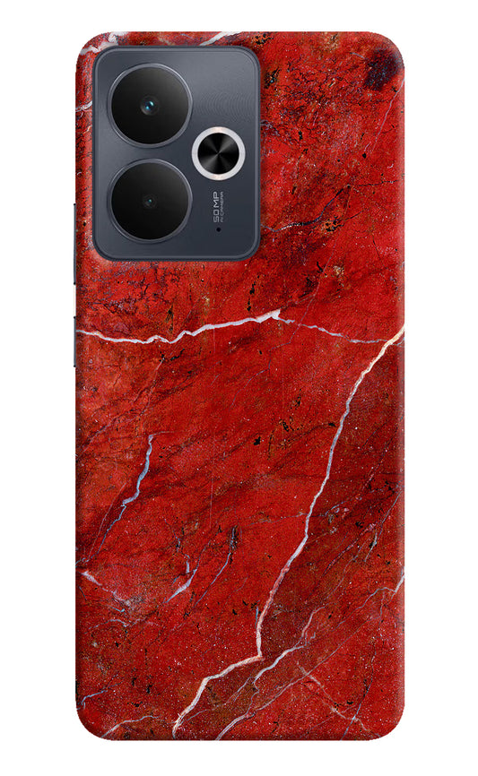 Red Marble Design Realme 14T 5G Hard Case Back Cover by Casekaro