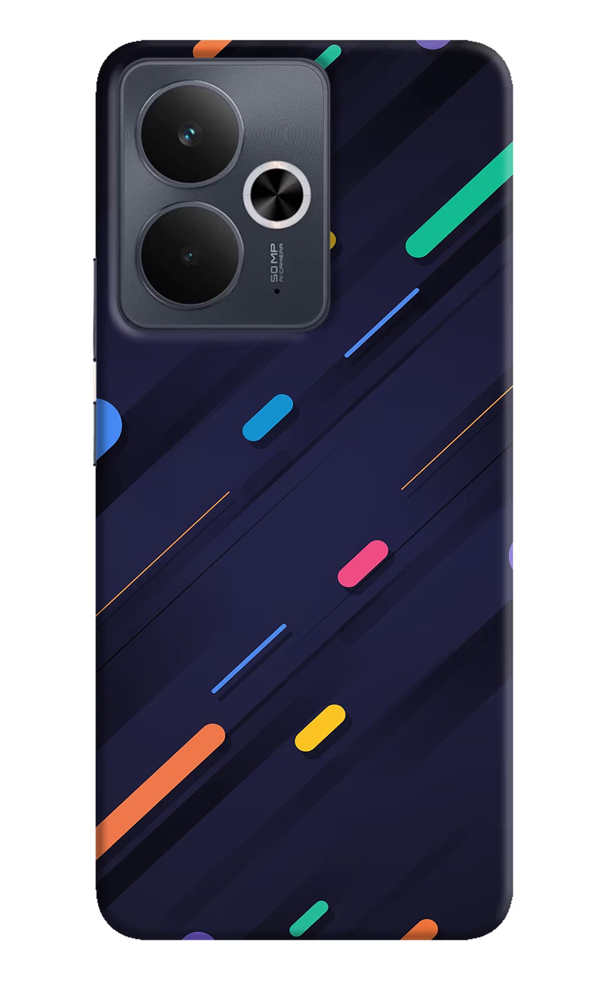 Abstract Design Realme 14T 5G Hard Case Back Cover by Casekaro
