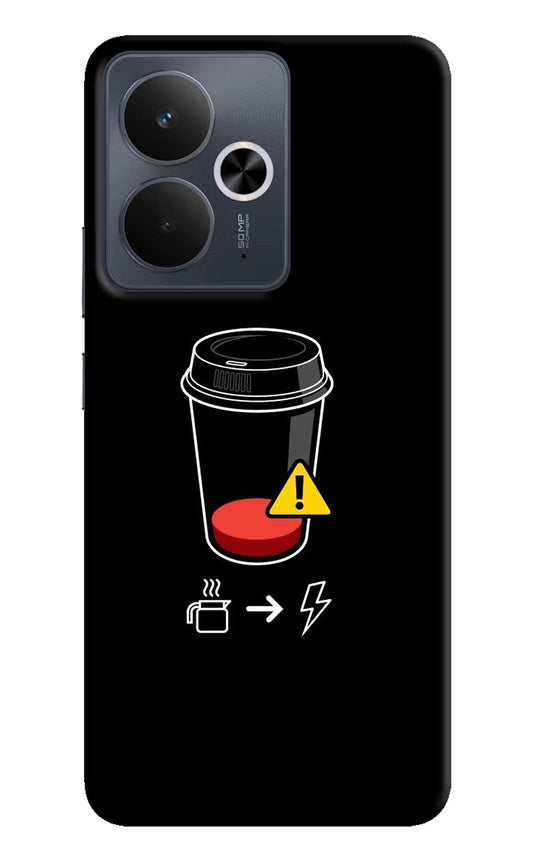 Coffee Realme 14T 5G Hard Case Back Cover by Casekaro